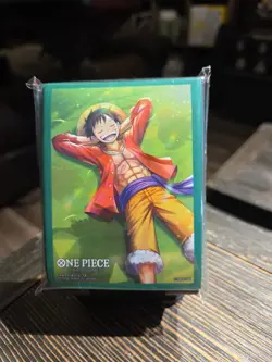ONE PIECE TCG Official Card Sleeves ST21 EX Deck Monkey Luffy PACK OF 70 Sealed - Image 1