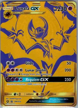 Lunala GX SM103a SM Promos - Pokemon Card - NM - Image 1
