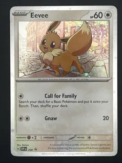 Eevee - 200 (Cosmos Holo) SVP200 Sv: Scarlet & Violet Promo Cards Holo - Image 1