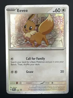 Eevee - 200 (Cosmos Holo) SVP200 Sv: Scarlet & Violet Promo Cards Holo - Image 3