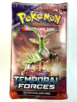 Pokemon Temporal Forces Scarlet & Violet Booster Pack - SV05 - 10 Cards - Sealed - Image 1