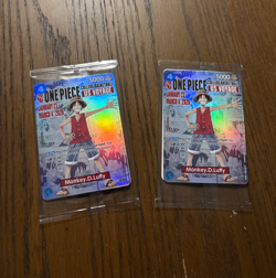 One Piece Monkey D. Luffy US Voyage Basketball Card Illinois Oregon (Sealed) - Image 1