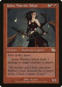 MTG 4X JUDGMENT JESKA WARRIOR ADEPT NM MAGIC THE GATHERING RARE ENGLISH CREATURE - Image 2