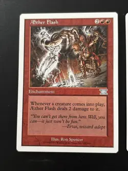 2x Aether Flash MTG Core Set 6th Sixth Edition Magic NM UP - Image 2