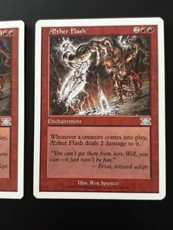 2x Aether Flash MTG Core Set 6th Sixth Edition Magic NM UP - Image 3