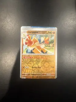 Pokemon - Hariyama 113/193 - Reverse Holo Rare - Paldea Evolved - NM/M MISCUT - Image 1