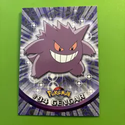 2000 Topps Pokemon TV Animation Series 2 Blue Label #94 Gengar (A) - Image 1