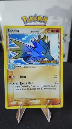 Seadra - 037/101 Reverse Holo Stamp Dragon Frontiers - Pokemon Card - NM/EXC - Image 1