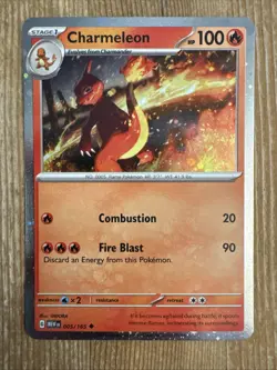 Charmeleon 005/165 Cosmos Holo - POKEMON PROMO NM - Image 1