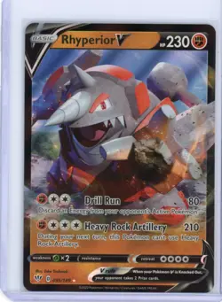 Rhyperior V 095/189 Holo Ultra Rare | 2020 SWSH Darkness Ablaze | Pokemon TCG - Image 1