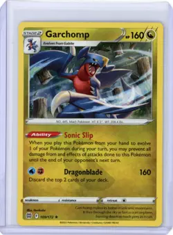 Garchomp 109/172 Holo Rare - 2022 Brilliant Stars - Pokemon TCG - Image 1