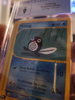 2003 Pokemon Skyridge Poliwag eReader 87/144 CGC 9 Mint PSA - Image 2