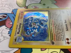 Pokemon Machamp 8/102 1st Edition - Base Set Holo - LP+ - Image 3