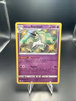 Pokemon TCG Galarian Rapidash SV048/SV122 Shiny Holo Rare Shining Fates - Image 2
