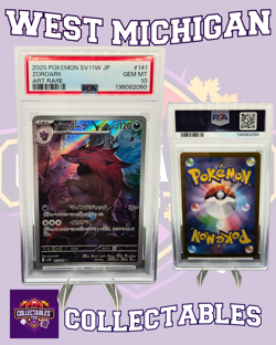PSA 10 Zoroark 141/086 SV11W: White Flare Holo (Japanese) Pokemon GEM MT - Image 1
