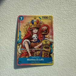 Monkey.D.Luffy (2nd Anniversary Stamped Promo) P-043 One Piece Promotion NM - Image 1