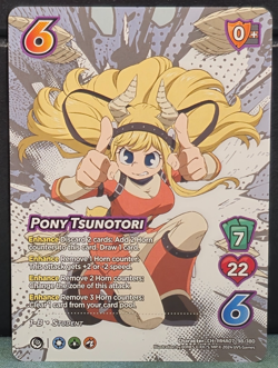 Pony Tsunotori Character 98/180 UniVersus MHA07 My Hero Academia Girl Power Card - Image 1