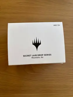 Magic the Gathering MTG Secret Lair Mountain, Go (The Lightning Bolt one) Sealed - Image 1