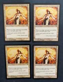 MTG 4X TEMPEST WARMTH MAGIC THE GATHERING COMMON WHITE ENGLISH ENCHANTMENT - Image 5