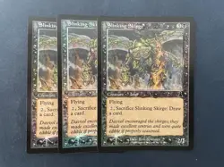 MTG 3X FOIL URZA'S DESTINY SLINKING SKIRGE NM MAGIC THE GATHERING COMMON BLACK - Image 4