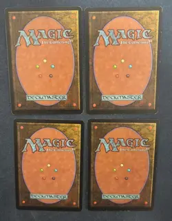 MTG 4X JAPANESE TEMPEST PERISH MAGIC THE GATHERING SORCERY BLACK UNCOMMON - Image 5