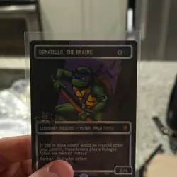 Donatello, The Brains NM (Borderless) (Surge Foil) (0085) - Image 3