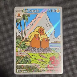 Pokemon Alolan Dugtrio Illustration Rare 208/191 Surging Sparks Holo EN 110 HP - Image 1