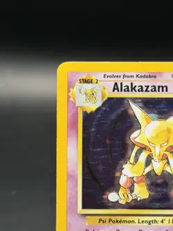 Alakazam 1/102 Holo Rare Pokemon Base Set Unlimited (DMG) - Image 5