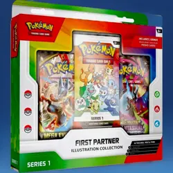 PRE-ORDER—Pokemon First Partner Illustration Series 1 Promo Booster Box English - Image 1