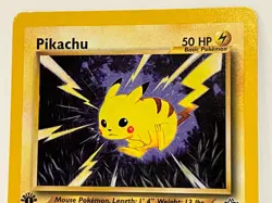 Vintage 2000 Pokemon TCG Neo Genesis PIKACHU NON-HOLO 70/111 1st Edition English - Image 2