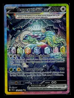Terapagos ex 170/142 Special Illustration Rare Stellar Crown Pokemon NM - Image 1