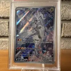 Pokemon TCG N's Reshiram Illustration Rare Holo PSA 9 Journey Together 167/159 - Image 3