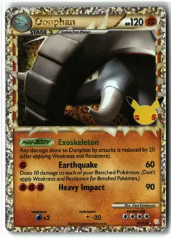Donphan ⭐ 107/123 Holo Celebrations: Classic Collection Pokemon NM - Image 1