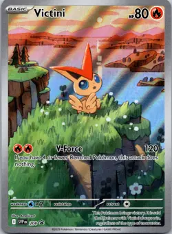 Victini 208 Promo NM Pokemon Card TCG IR Illustration Rare - Image 1