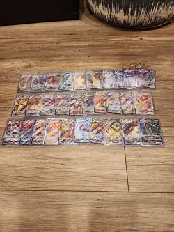 Pokemon 30 VMAX card LOT - mainly english - NO DUPES - Image 1