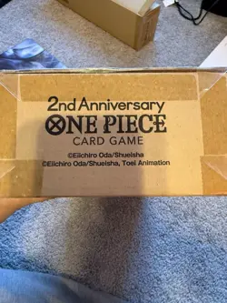 Bandai Namco One Piece Card Game 2nd Anniversary English Foil Set Zoro Sabo - Image 1