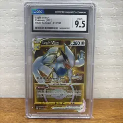 CGC 9.5 Mint Lugia Gold VSTAR 211/195 2022 Silver Tempest Pokemon - Image 1