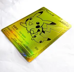 Pokemon TCG Pikachu V SWSH145 Gold Promo Celebrations Ultra Premium Collection - Image 4