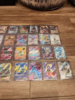 Pokemon 40 Full Art EX card LOT - mainly English- no dupes - Image 4