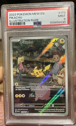 Pokemon Pikachu TCG Card 173/165 SV Scarlet & Violet 151 NM Condition - Image 1