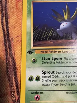 1st Edition Oddish | Jungle 58/64 | Vintage WOTC Pokemon Card - Image 2