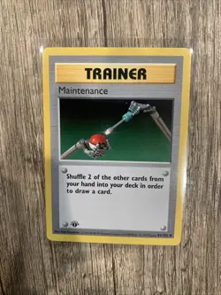 Pokemon TCG Pokemon Maintenance 83/102 - 1st Edition Shadowless - Base Set - Image 1