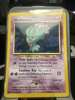 Misdreavus 39/53 Wotc Promo Regular Pokemon Vintage - Image 1
