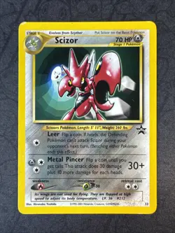 Scizor 33/53 Wotc Black Star Promo Regular Pokemon - Image 1
