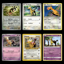 6x Farigiraf Lot Girafarig 155 Scarlet Violet Series Paldea Evolved Pokemon Set - Image 1