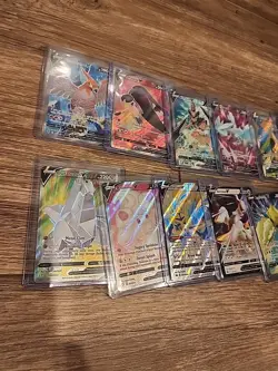Pokemon 17 full art V LOT -english -NO DUPES - Image 2