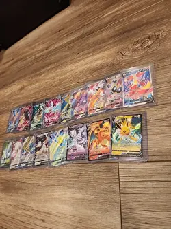 Pokemon 17 full art V LOT -english -NO DUPES - Image 3