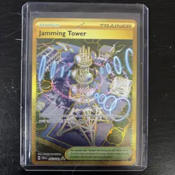 Jamming Tower 243/182 Destined Rivals Hyper Rare Pokemon NM - Image 1