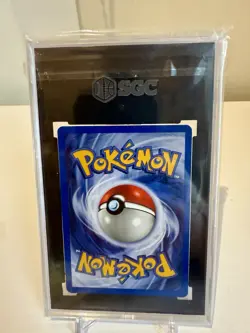 2000 Pokemon Gym Challenge Holographic 1st Edition #2 Blaine's Charizard SGC 9 - Image 2