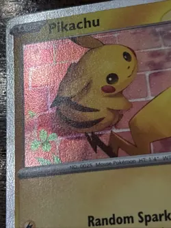 Pikachu 2026 Pokemon Day Stamp - 051/162 - Temporal Forces Promo Cosmos Holo NM - Image 2